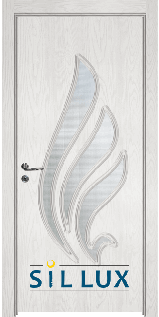 Интериорна врата Sil Lux, модел 3013 F, цвят Снежен бор