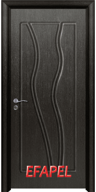 Интериорна врата Efapel, модел 4542 P_M, цвят Черна мура M
