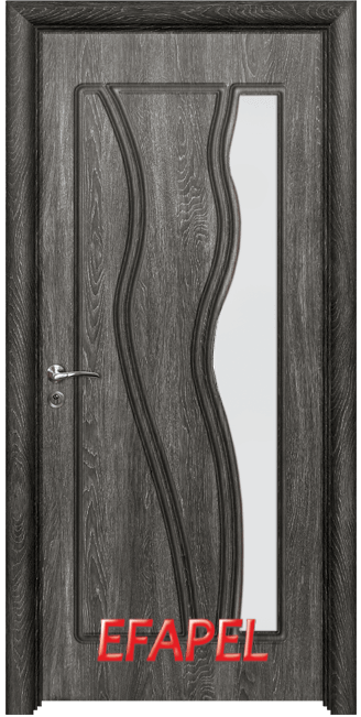 Интериорна врата Efapel, модел 4542_O, цвят Сив ясен O